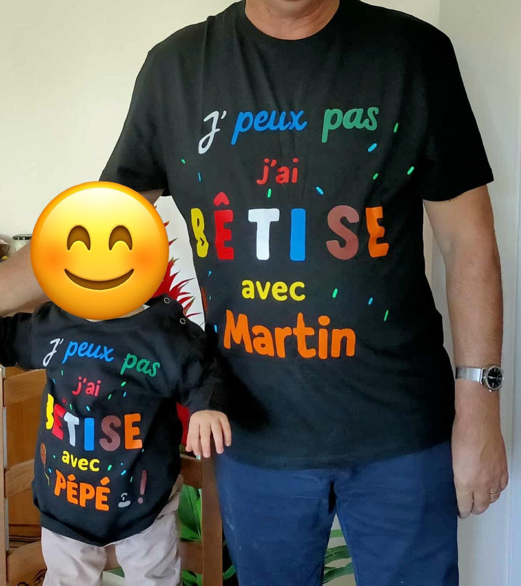 T-shirt adulte personnalisé L'atelier démile