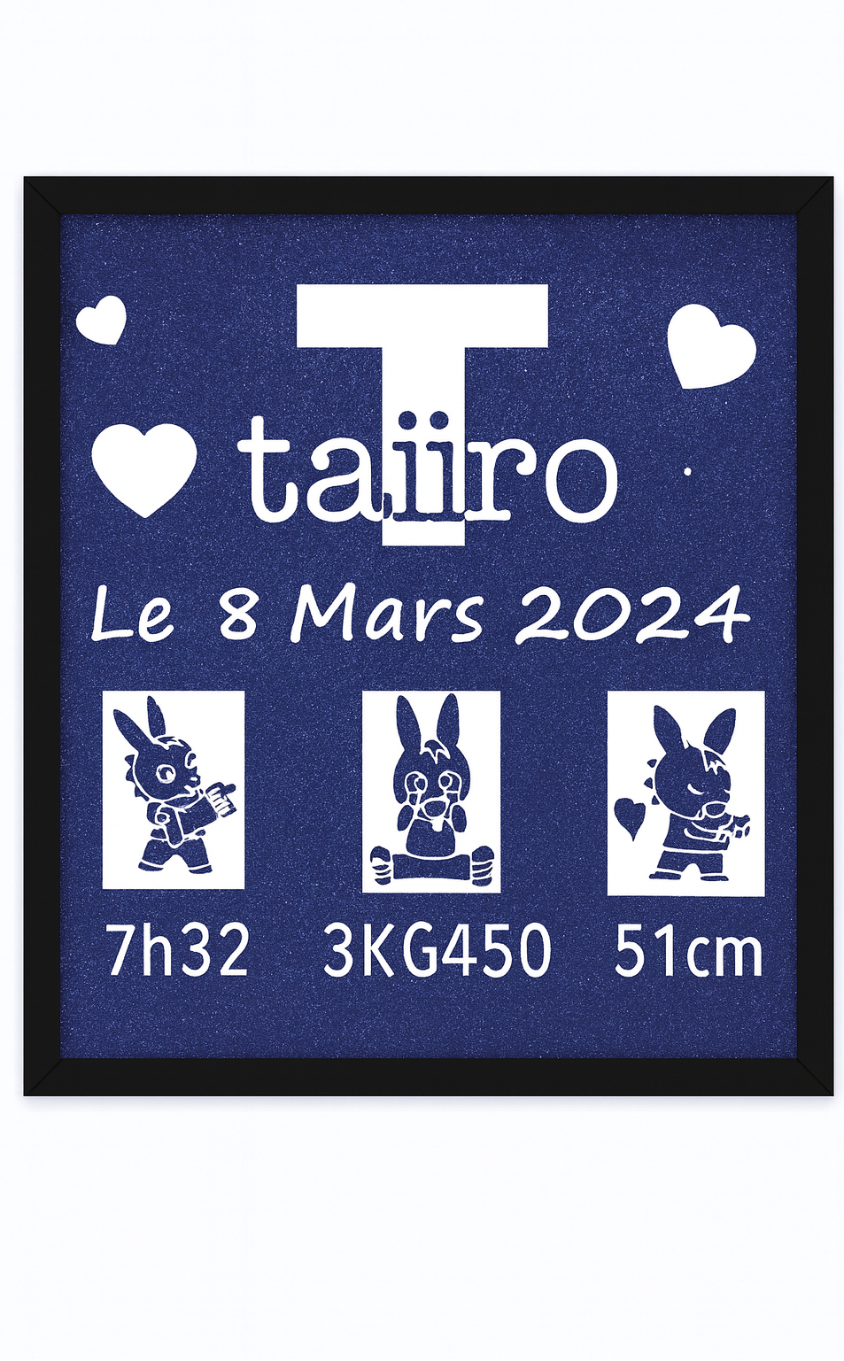 cadre personnalisé L'atelier démile