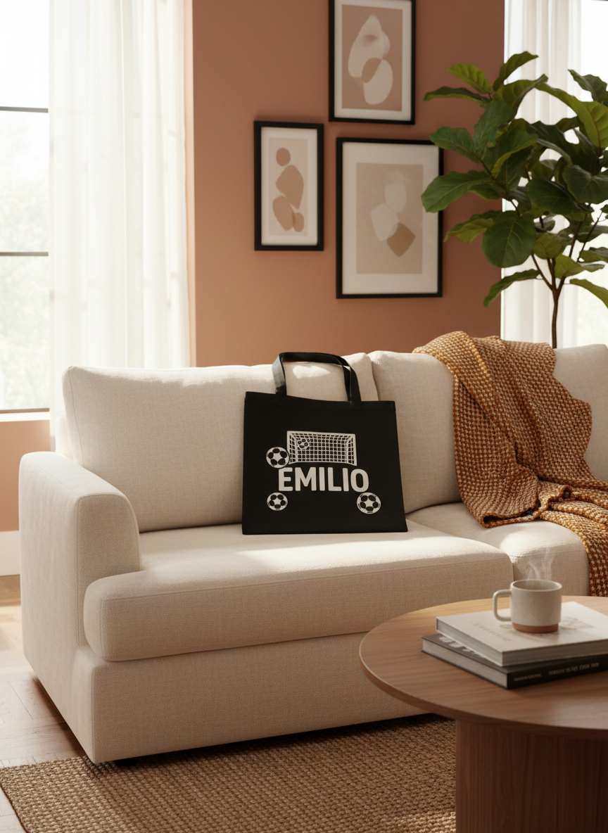 Cabas personnalisé L'atelier démile