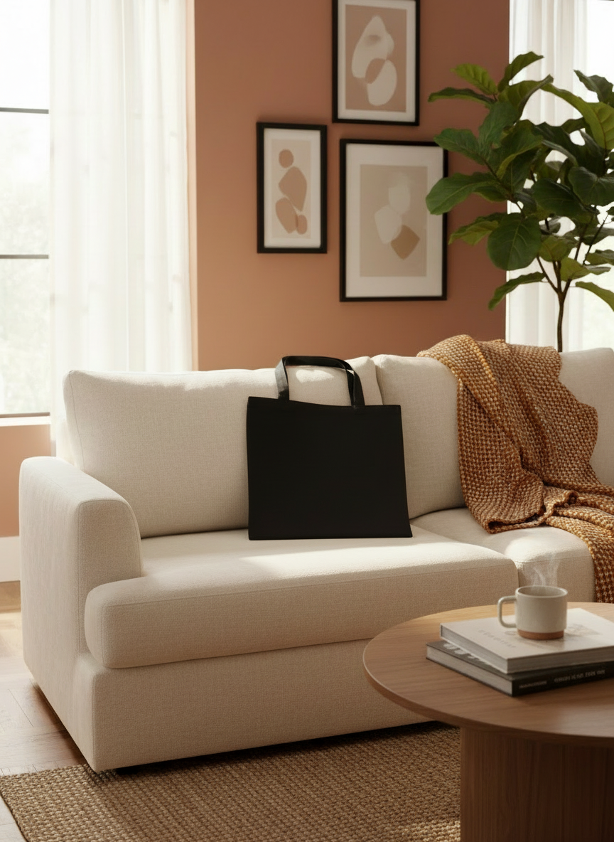 Sac cabas personnalisé L'atelier démile