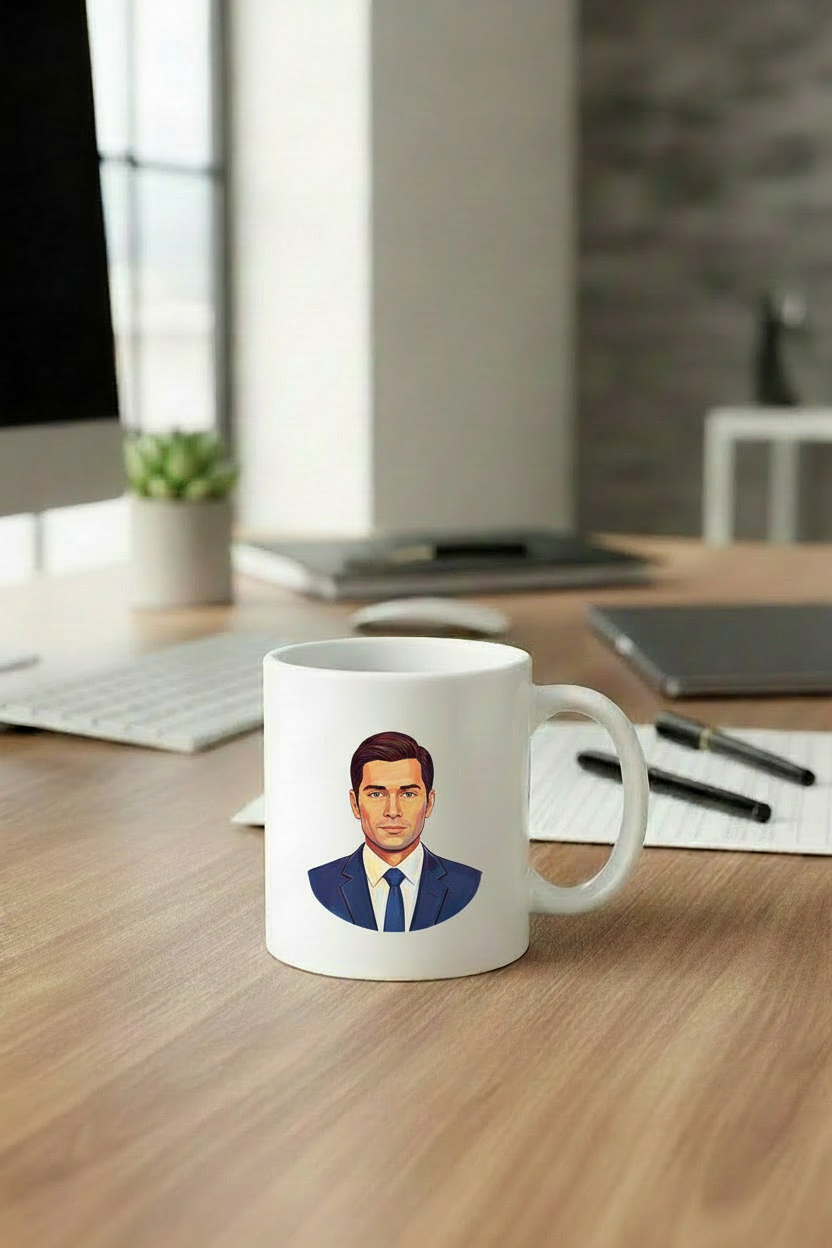 Mug céramique personnalisé L'atelier démile