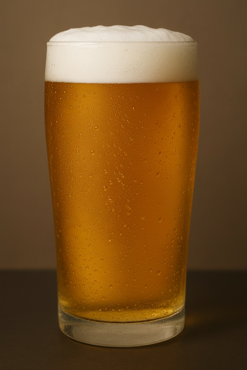 Verre à bière givré personnalisé L'atelier démile