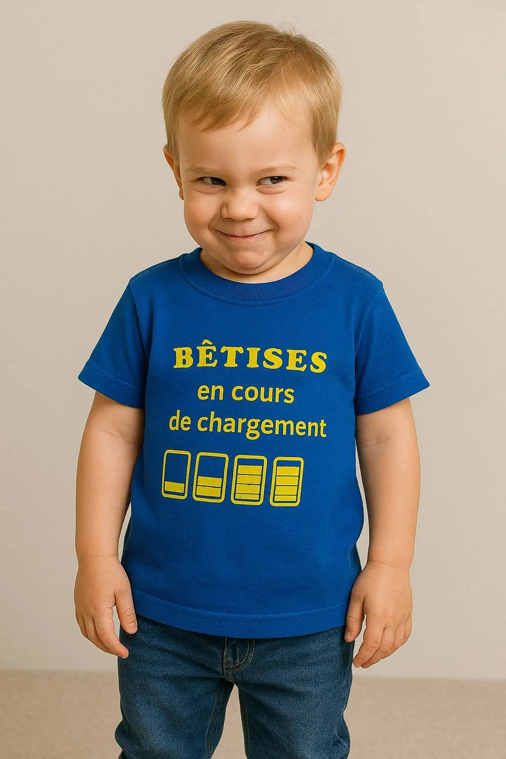 T-shirt personnalisé enfant L'atelier démile